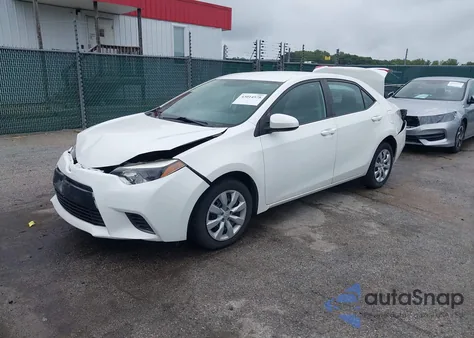 2015 Toyota Corolla Le из США, поврежденный, VIN 5YFBURHE5FP276027
